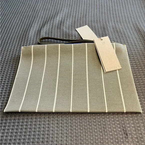 Rothy's Hillside green stripe wristlet - Picture 2 of 6